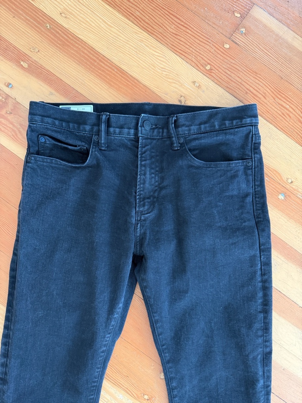 Gap Men’s Slim‎ Fit Black Denim Jeans 31x30 - Picture 2 of 5
